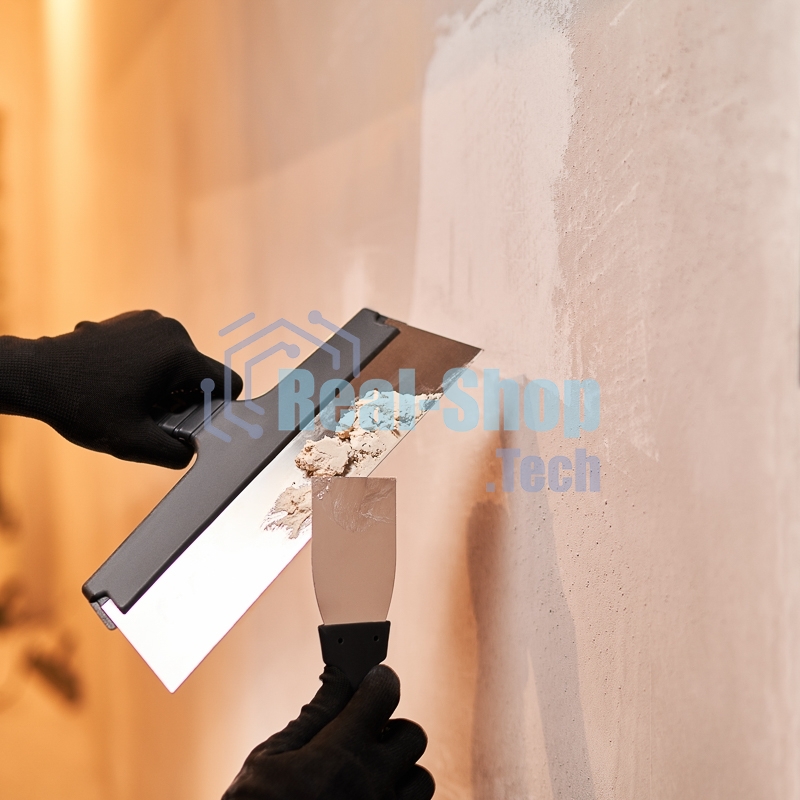 Шпатель Rexant 80 мм нержавеющая сталь, пластмассовая ручка