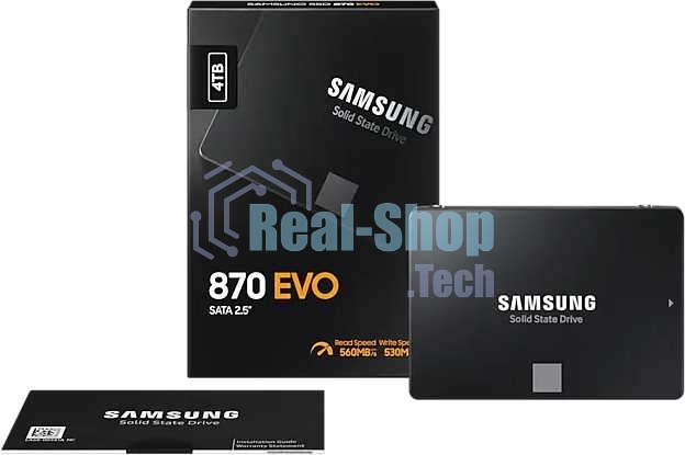Накопитель SSD Samsung 4Tb 870 EVO, V-NAND, 2.5