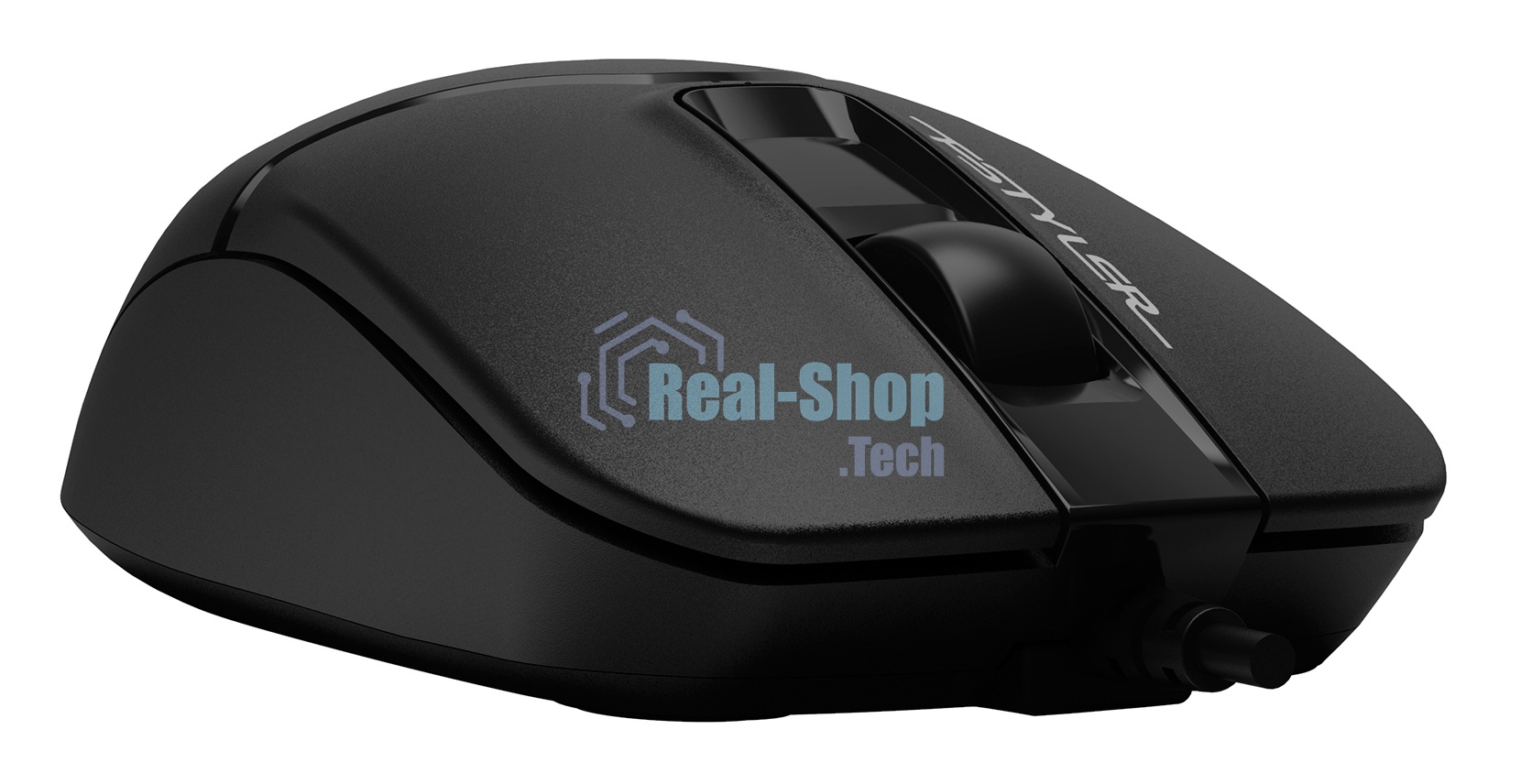 Мышь проводная A4Tech Fstyler FM12S черный, 1200 dpi, USB, кнопки - 3