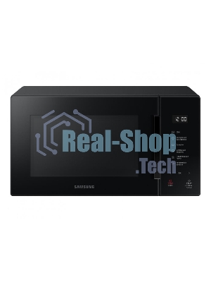 Микроволновая печь Samsung MS23T5018AK/BW черный, 23 л, 800 Вт, переключатели - сенсор