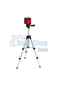 Лазерный уровень MTX XQB RED Pro SET, 10 м, красный луч, батарейки, штатив