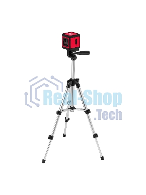 Лазерный уровень MTX XQB RED Pro SET, 10 м, красный луч, батарейки, штатив
