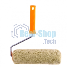 Валик Сибртех Фасадные работы, 250мм, ворс 18мм, D 48мм, D ручки 8мм, полиакрил, полиэстер