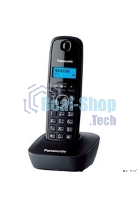 Телефон беспроводной (DECT) Panasonic KX-TG1611RUH (серый) АОН, Caller ID,12 мелодий звонка,подсветка дисплея,поиск трубки