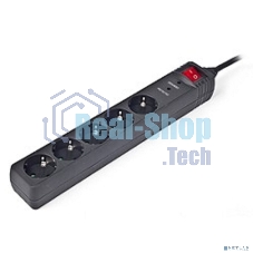 Сетевой фильтр Energenie Сетевой фильтр SPG5-C-10 3m. 16А. черный