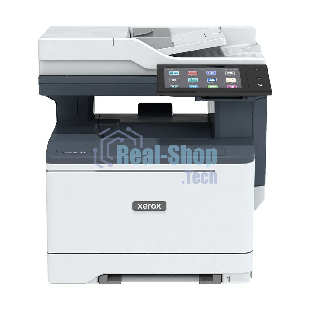 МФУ лазерное Xerox Versalink C415 (C415V_DN), A4, цветной, печ. до 40 стр/мин., скан. до 49 стр/мин. (ч/б) 40 стр/мин. (цвет), 1200 x 1200 dpi (печать) 600x600dpi (скан.), USB, RJ-45, NFC