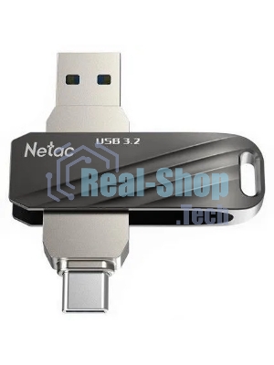 Флешка USB Netac US11 128Gb USB 3.0+TypeC Dual Flash