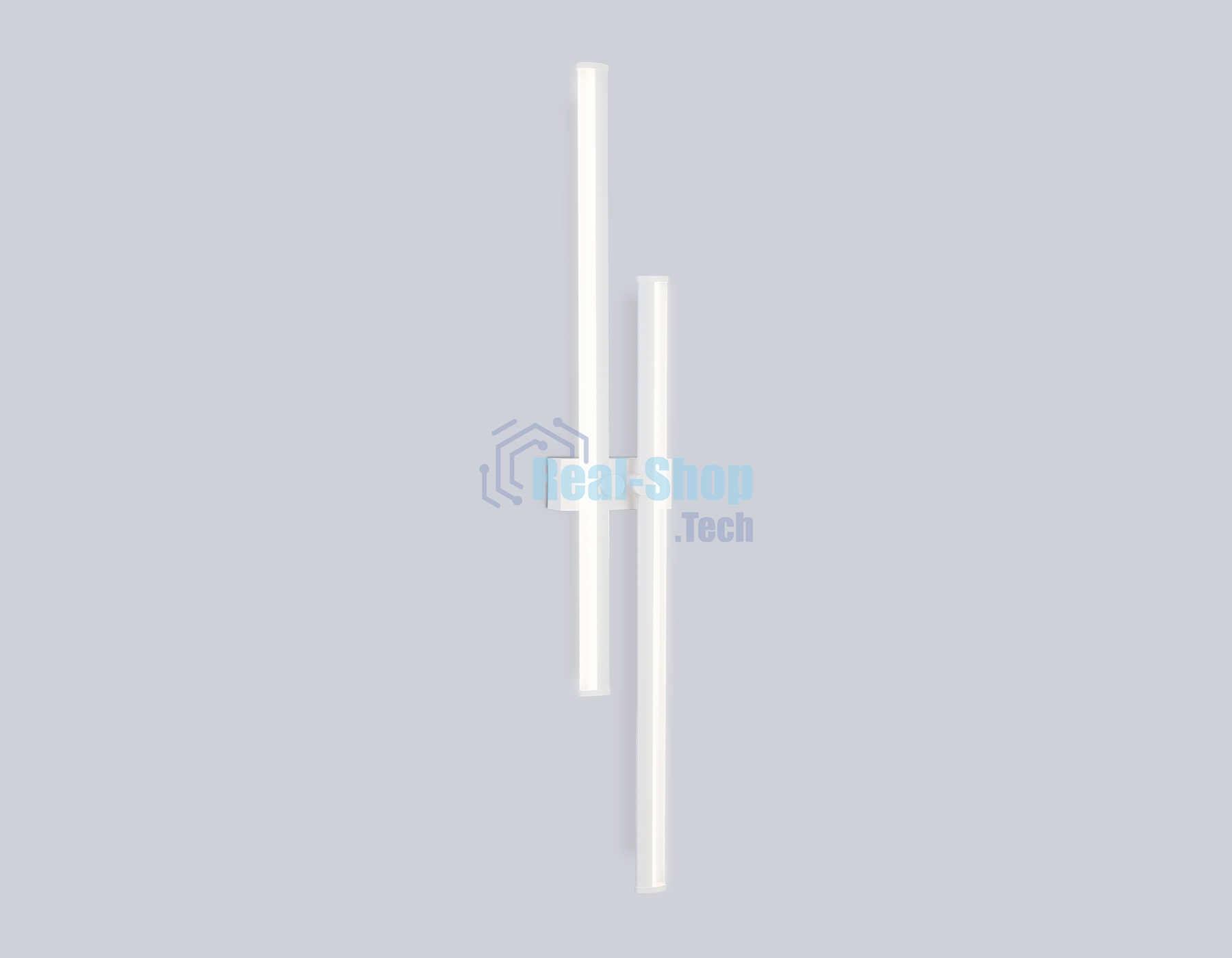 Настенный светодиодный светильник Ambrella light FL6161 WH белый 28W 3000K-6400K 810*120*65
