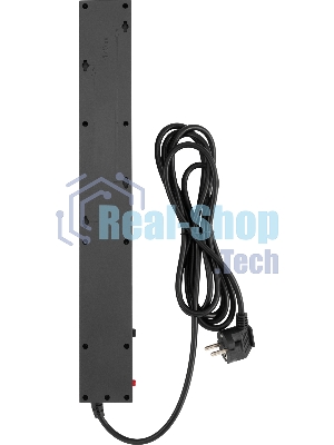 Сетевой фильтр Buro 600SE-16-3-B 3м (6 розеток) черный (коробка)