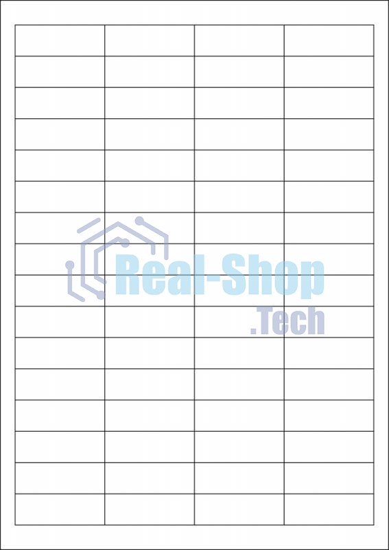 Самоклеящаяся бумага Lomond универсальная для этикеток, A4, 64 делен. (48.5 x 16.9 мм), 70 г/м2, 50 листов.