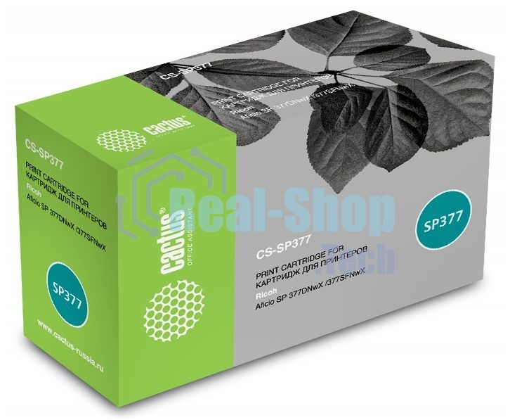 Картридж лазерный Cactus CS-50F0XA0/50F5X0E CS-SP377 черный (6400 стр.) для Ricoh Aficio SP 377DNwX/377SFNwX