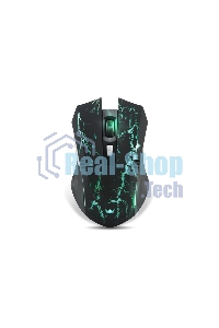 Мышь проводная Crown Gaming CMXG-600 черный, 2200 dpi, USB, кнопки - 6