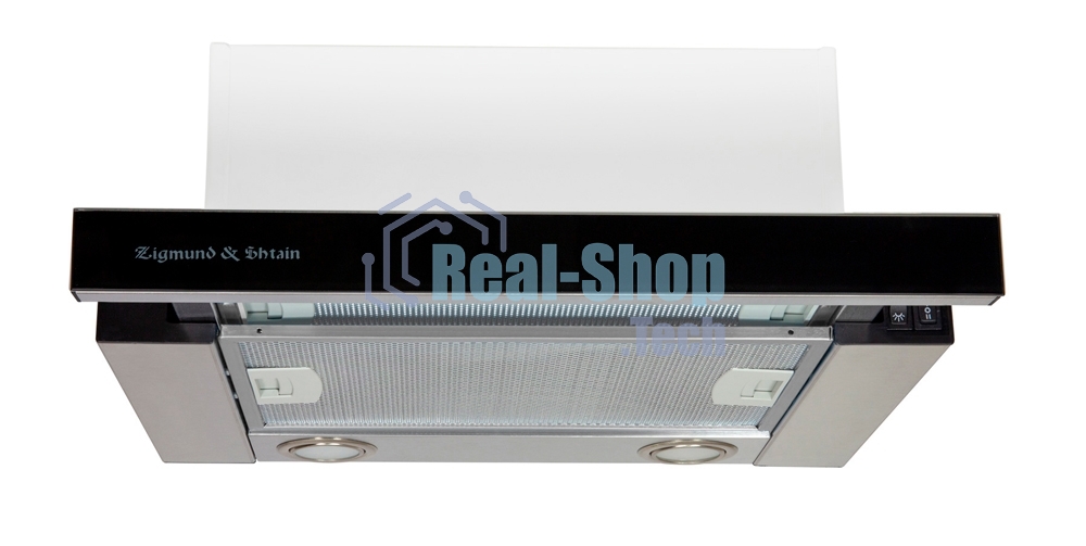 Вытяжка встраиваемая Zigmund & Shtain Slimline K 005.41 B черный, 45 см, 400 куб. м/ч, 55 дБ