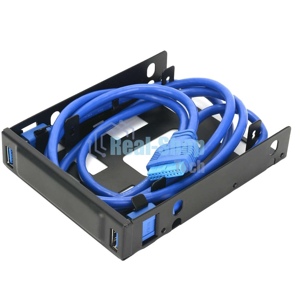 Панель с двумя портами USB 3.0 в слот 3.5 компьютерного корпуса и слот 2*2.5 CMU3-B3