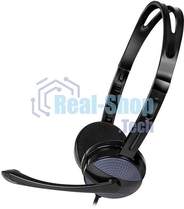 Гарнитура проводная мультимедийная с микрофоном SVEN AP-151MV, черный