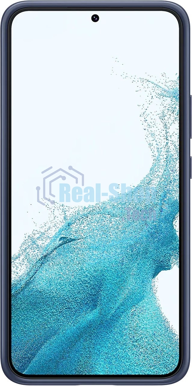 Чехол (клип-кейс) Samsung для Samsung Galaxy S22+ Frame Cover прозрачный/темно-синий (EF-MS906CNEGRU)