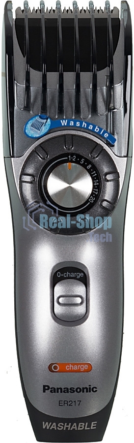 Машинка для стрижки Panasonic ER217S520 серебристый (насадок в компл:1шт)