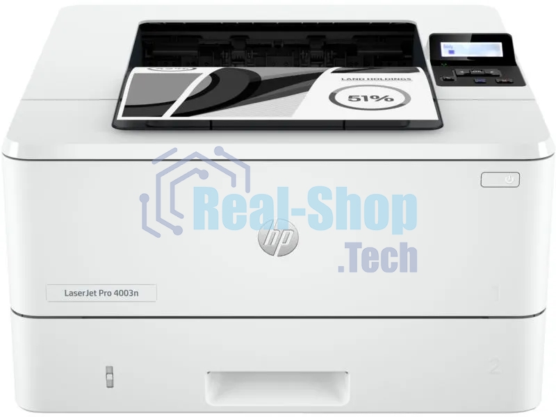 Принтер лазерный HP LaserJet Pro 4003n (2Z611A), A4, ч/б, печ. до 40 стр/мин., 1200 x 1200 dpi, USB, RJ-45, Air Print, Mopria