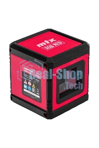 Лазерный уровень MTX XQB RED Pro SET, 10 м, красный луч, батарейки, штатив