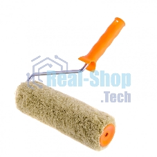 Валик Сибртех Фасадные работы, 250мм, ворс 18мм, D 48мм, D ручки 8мм, полиакрил, полиэстер