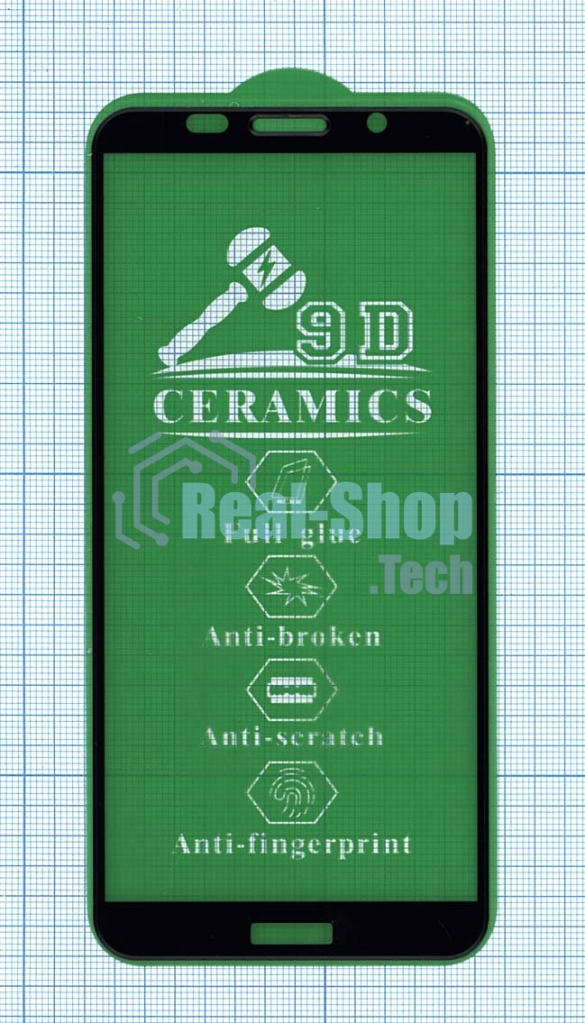 Керамическая пленка (стекло) для Huawei Honor 9S черный
