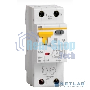 Выключатель автоматический дифференциального тока ИЭК 2п 25А/30мА CАВДТ 32 MAD22-5-025-C-30