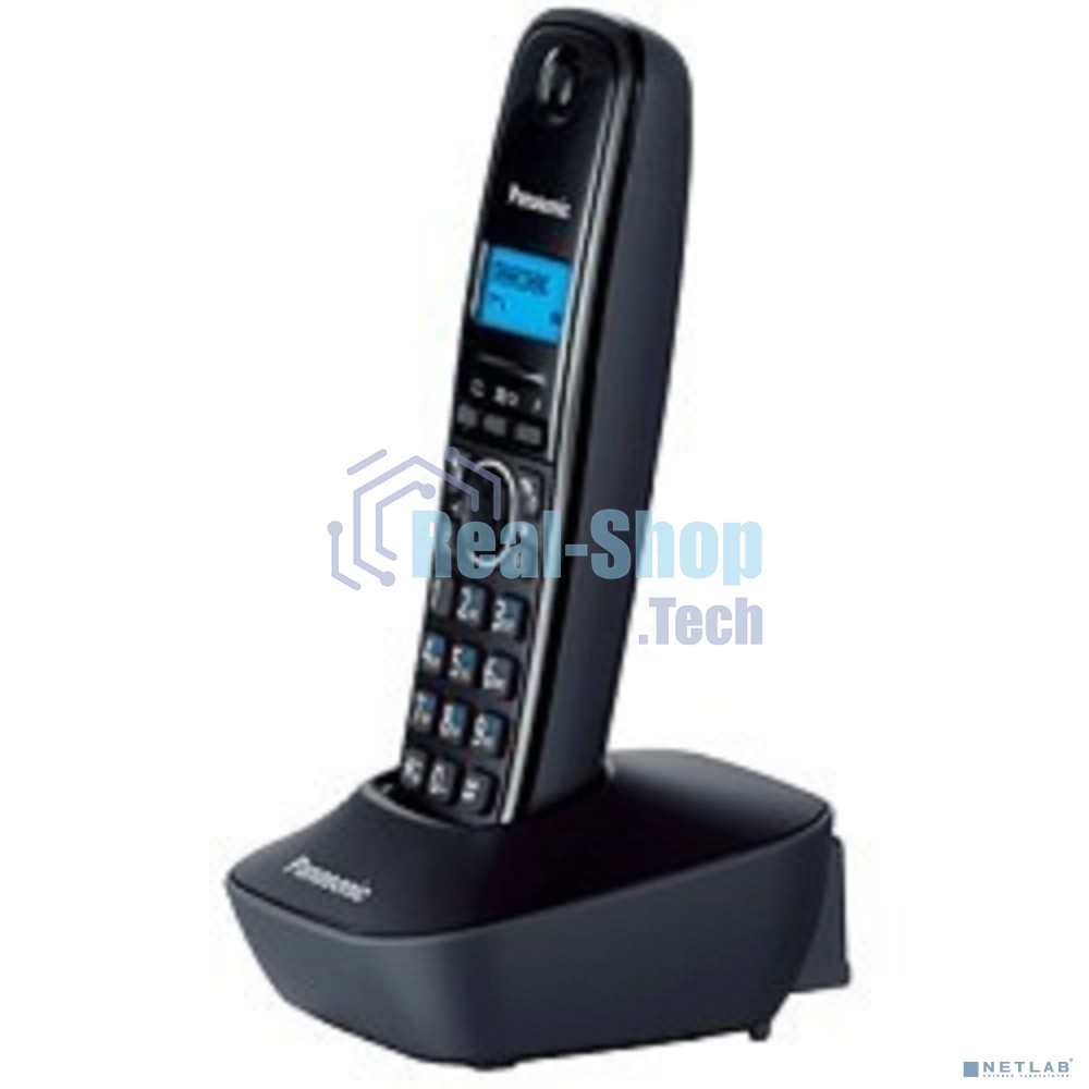 Телефон беспроводной (DECT) Panasonic KX-TG1611RUH (серый) АОН, Caller ID,12 мелодий звонка,подсветка дисплея,поиск трубки