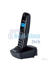 Телефон беспроводной (DECT) Panasonic KX-TG1611RUH (серый) АОН, Caller ID,12 мелодий звонка,подсветка дисплея,поиск трубки