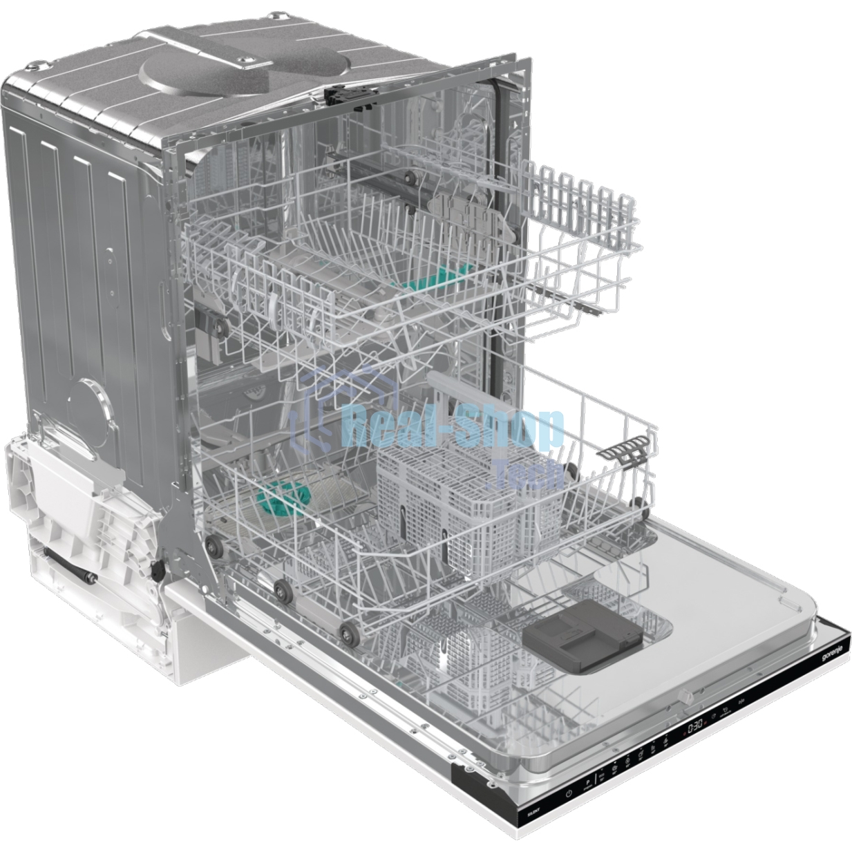 Встраиваемая посудомоечная машина Gorenje GS642E90W, белая, 59.9 см, 13 компл., 47 дБ, класс A++