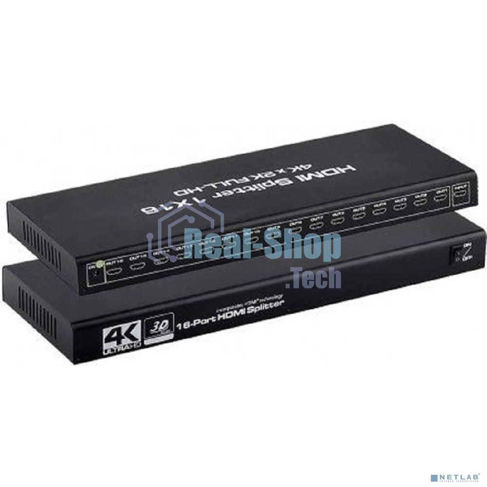 Активный разветвитель KS-is KS-736 HDMI 1 вход 16 выходов