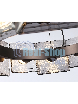 Светильник Ambrella light LH31024 GR/SM серый/дымчатый 56W 3000K D570*150