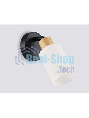 Светильник Ambrella light TR8720 BK/WD черный/дерево E14 max 60W 175*100*160