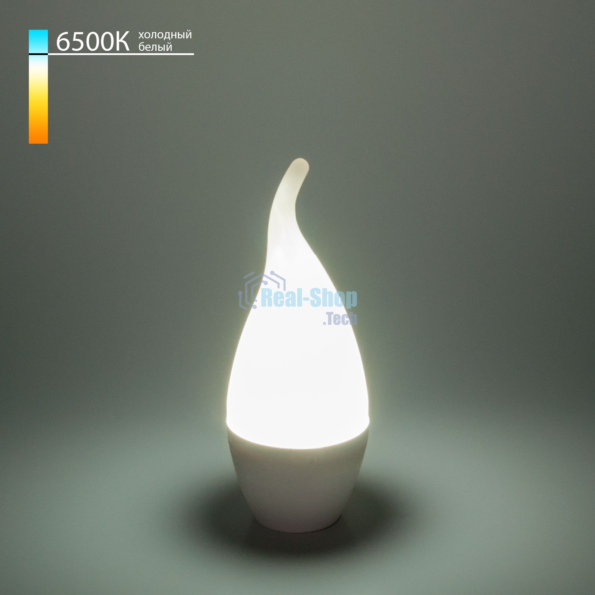 BLE1420 / Светодиодная лампа Свеча на ветру BLE1420 СDW LED D 6W 6500K E14