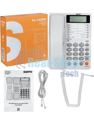 Телефон проводной Sanyo RA-S408W белый