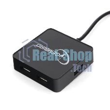 USB-концентратор USB 2.0 Gembird UHB-242, 4 порта, блистер, черный