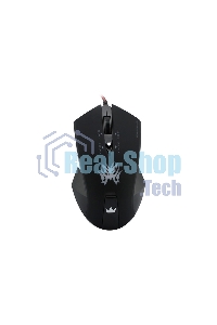 Мышь проводная Crown Gaming CMXG-602 черный, 2200 dpi, USB, кнопки - 6