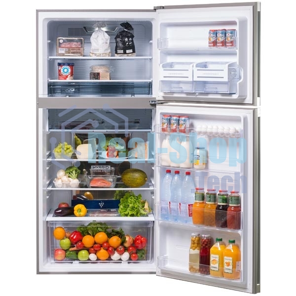 Холодильник Sharp SJ-XG60PMBE бежевый двухкамерный 422/178 л морозилка сверху, No Frost