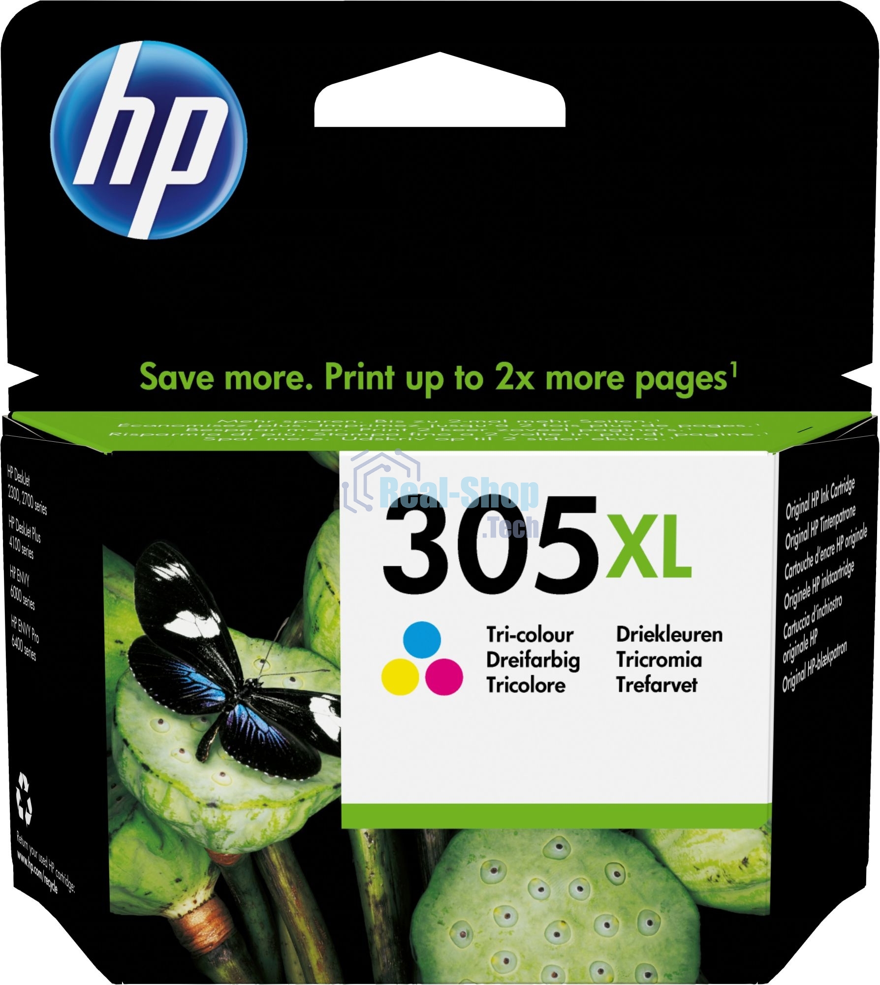 Картридж струйный HP 305XL 3YM63AE многоцветный (200 стр.) для HP DJ 2320/2710/2720