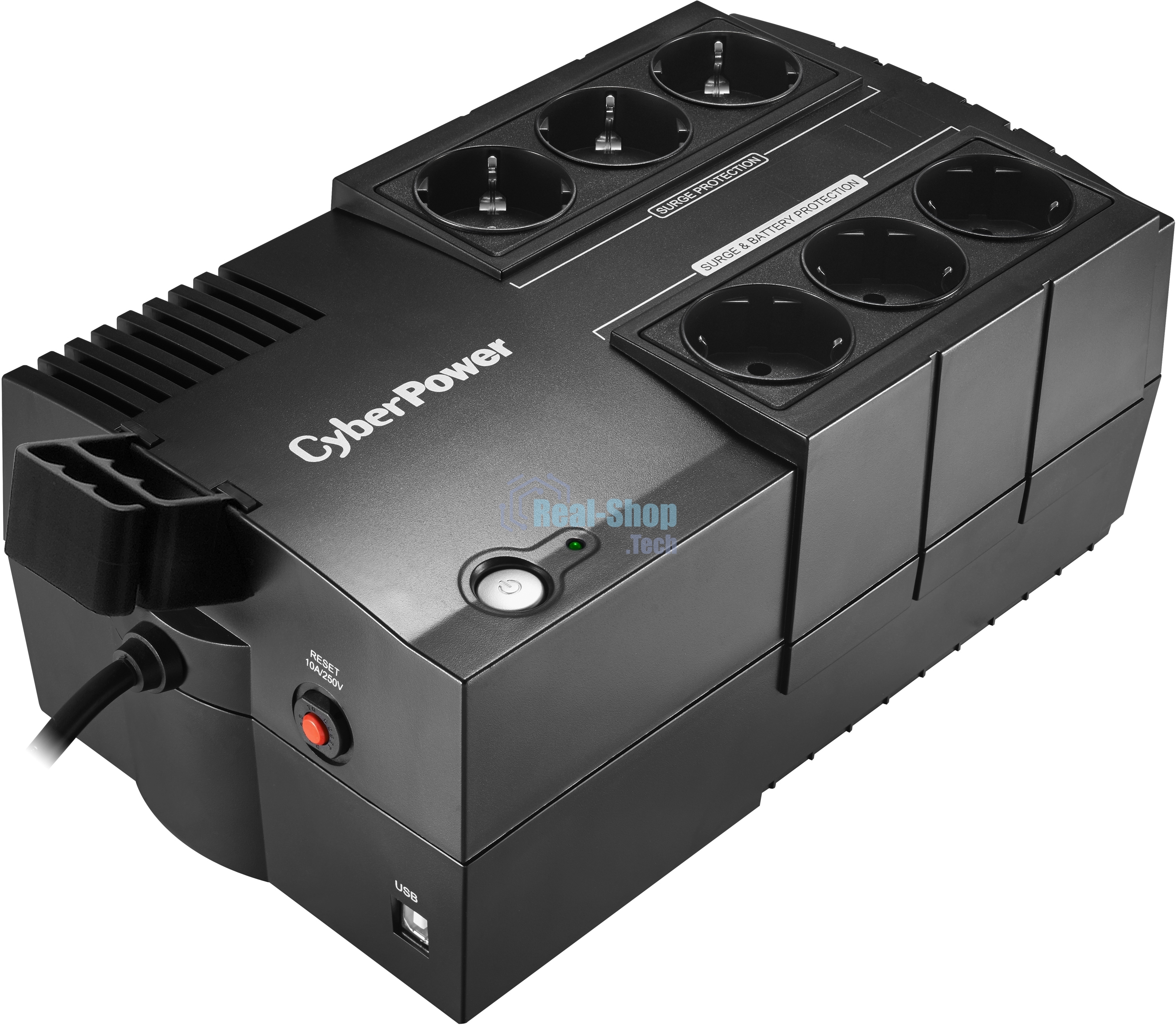 Источник бесперебойного питания CyberPower BS450E черный 450VA