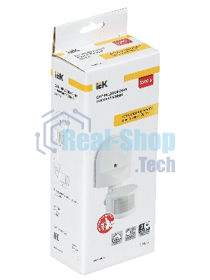 Датчик движения IEK ДД 008белый, 1100Вт