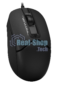 Мышь проводная A4Tech Fstyler FM12S черный, 1200 dpi, USB, кнопки - 3