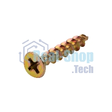 Саморез оконный Kranz острый, 4.1х25, желтый цинк, упаковка поставщика (12 000 шт.)