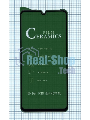 Керамическая пленка (стекло) для Huawei Nova 4E/P30 liteчерный