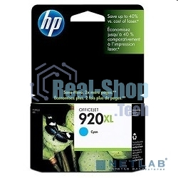 Картридж струйный HP 920XL CD972AE голубой для HP OJ 6000/6500