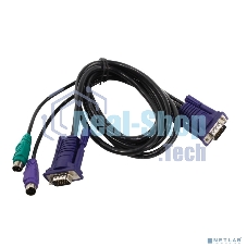 Переключатель D-Link DKVM-CB Кабель KVM длиной 1,8 м с разъемами PS2