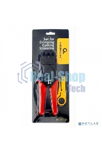 Набор инструментов Cablexpert TK-TP-01, для обжима, обрезки, зачистки и заделки витой пары