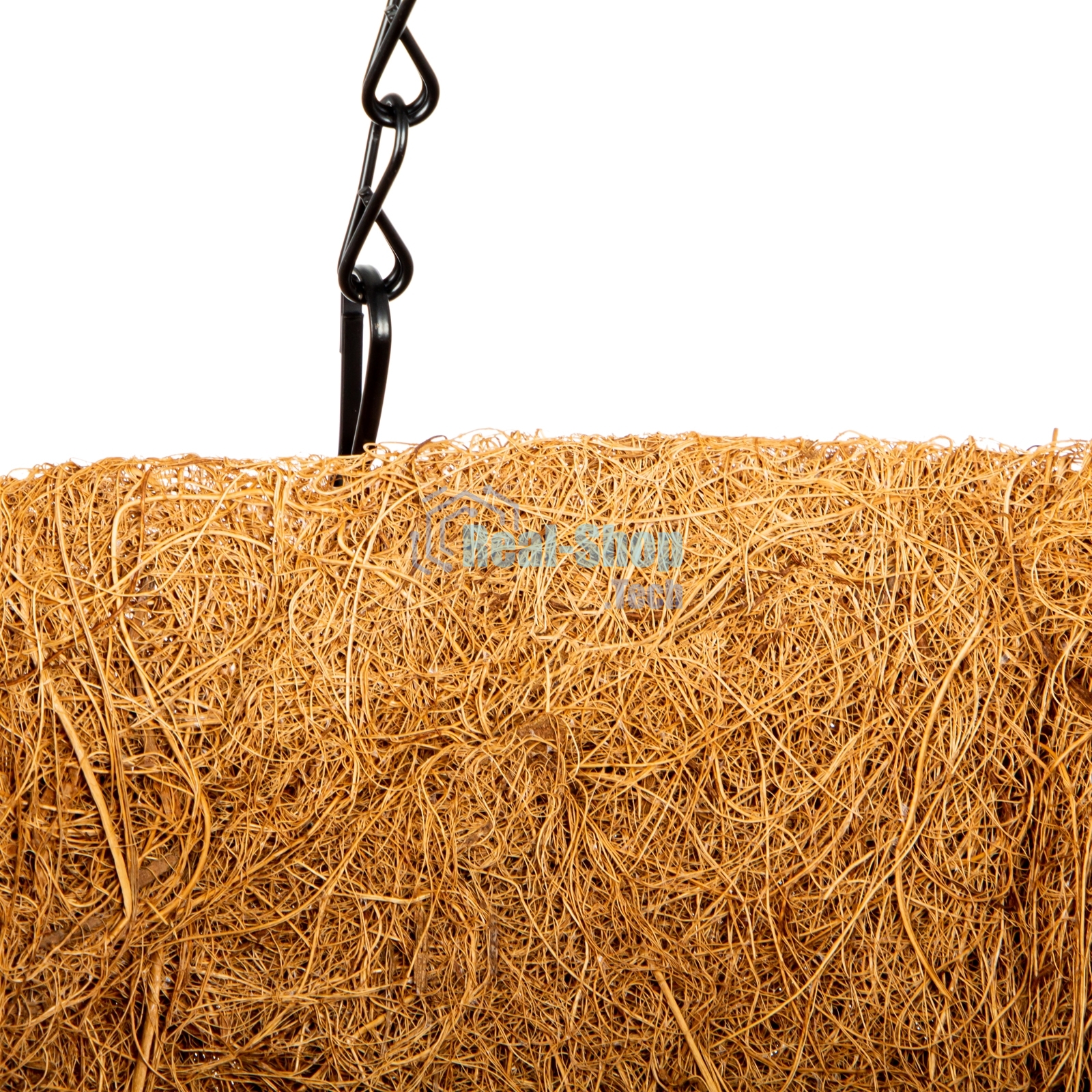 Кашпо подвесное с декором Palisad с кокосовой корзиной, диаметр, 30 см