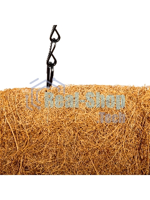 Кашпо подвесное с декором Palisad с кокосовой корзиной, диаметр, 30 см