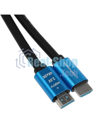 Кабель аудио-видео Premier 11236 HDMI (m)/HDMI (m) 1.5м. позолоч.конт. черный
