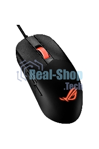 Мышь проводная ASUS P518 ROG STRIX IMPACT III черный, 12000 dpi, USB, кнопки - 5